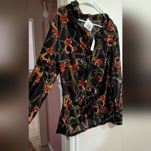 NWT INSPO Ralph Lauren Equestrian Shirt